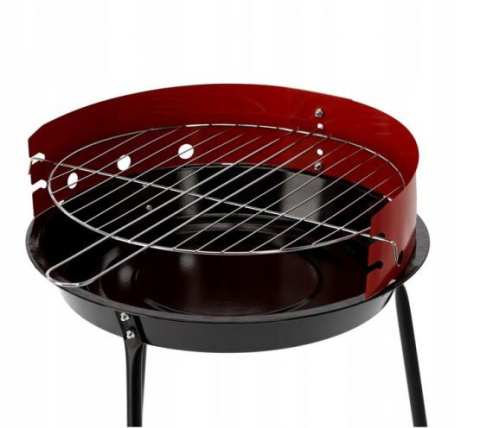 GRILL WĘGLOWY OKRĄGŁY PROSTY 41 x 33,5 x 46,5 CM GRILL WĘGLOWY OKRĄGŁY PROSTY 41 x 33,5 x 46,5 CM