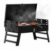 GRILL TURYSTYCZNY SKŁADANY WALIZKA Z WIDEŁKAMI I ŁOPATKĄ 44 x 23 x 48 CM GRILL TURYSTYCZNY SKŁADANY WALIZKA Z WIDEŁKAMI I ŁOPATKĄ 44 x 23 x 48 CM