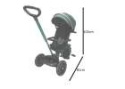 Rowerek trójkołowy TRIKE FIX Elite 2w1 rower spacerówka 6w1 zielony