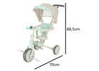Rowerek trójkołowy TRIKE FIX V4 rower spacerówka rowerek biegowy 6w1 szary niebieski Rowerek trójkołowy TRIKE FIX V4 rower spacerówka rowerek biegowy 6w1 szary niebieski