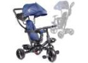 Rowerek trójkołowy Trike Fix Lite rower spacerówka 3w1 obracany 360 wolne koło granatowy