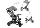 Rowerek trójkołowy Trike Fix Lite rower spacerówka 3w1 obracany 360 wolne koło szary Rowerek trójkołowy Trike Fix Lite rower spacerówka 3w1 obracany 360 wolne koło szary
