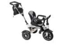 Rowerek trójkołowy Trike Fix V3 rower spacerówka 3w1 obracany 360 wolne koło czarny