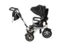 Rowerek trójkołowy Trike Fix V3 rower spacerówka 3w1 obracany 360 wolne koło czarny