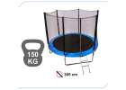 Trampolina ogrodowa dla dzieci siatka 305cm 10ft 42kg Trampolina ogrodowa dla dzieci siatka 305cm 10ft 42kg